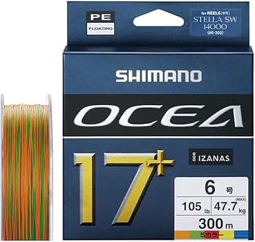 Amazon.co.jp: シマノ(SHIMANO) PEライン オシア 17+ PE 300m LD-A71Y