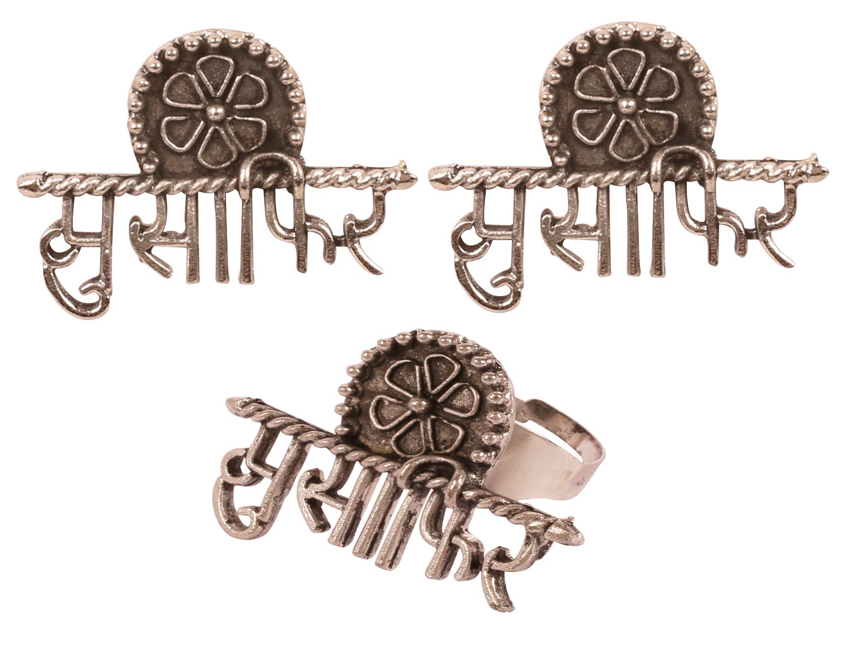 Touchstone Indian Bollywood Fine Jewelry Inspired Cubic Zirconia CZs studded Designer Jewelry Long Chandelier Earrings In Gold And Silver Tone For Women.