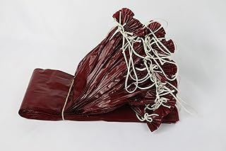 25 pc -Summer sausage mahogany fibrous casings for 3 lb chub