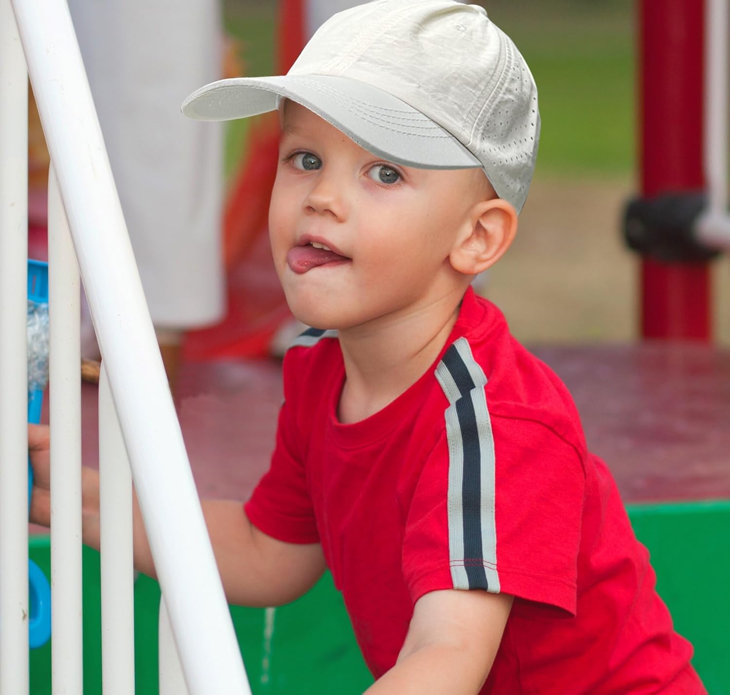 Jastore Kids Sun Hats for Girls Boys Quick Drying Baseball Cap Lightweight Sun Protection Hat for Outdoor Activity - Image 4