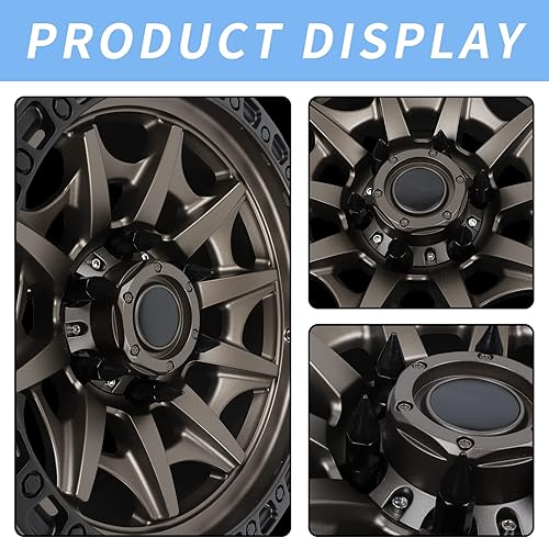 Miniatura 4 de 24 tuercas de acero extendidas para llantas M14X15 negro