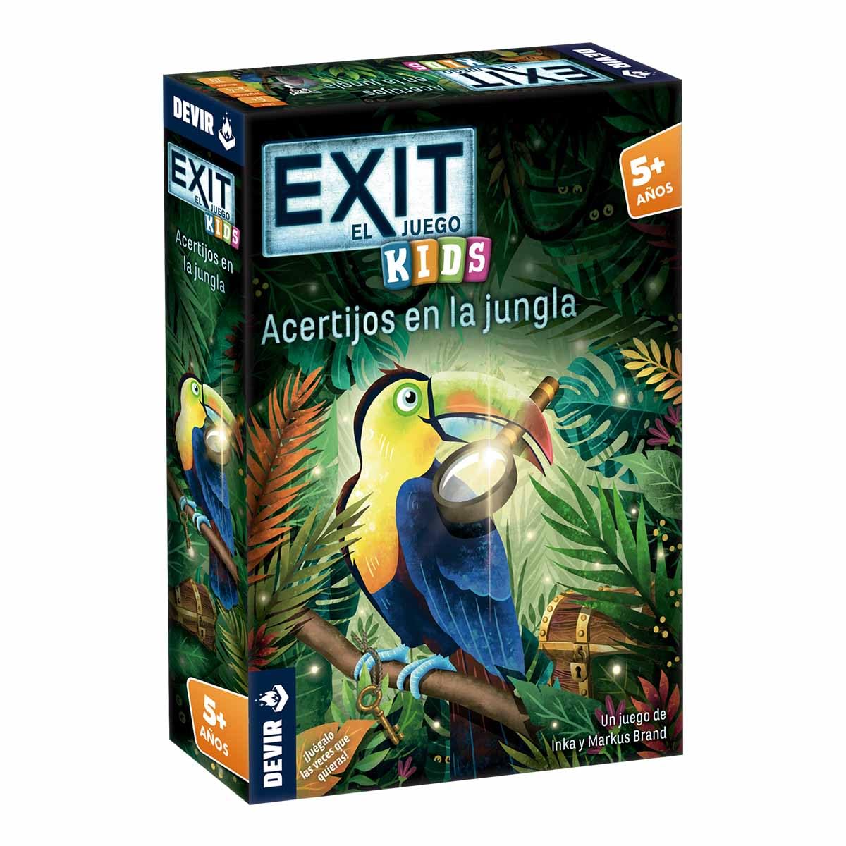 Devir - Exit Kids: Gioco da tavolo in spagnolo, gioco da tavolo con amici, Escape Room, giochi di mistero, gioco da tavolo per adulti (BGEXIT22SP)
