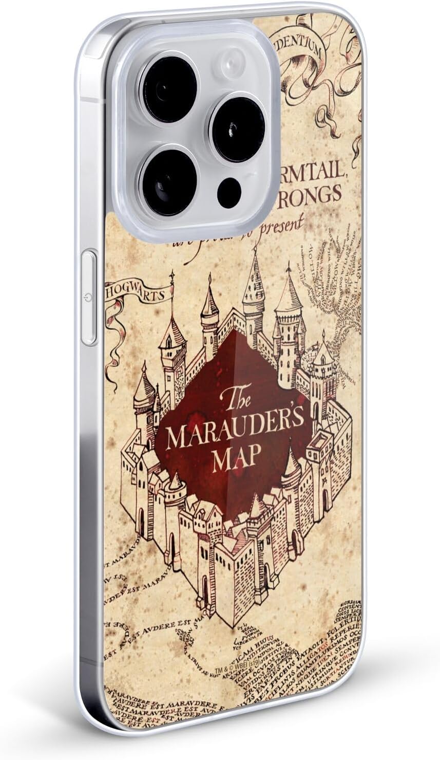 Head Case Designs Officially Licensed Harry Potter The Marauder's Map Prisoner of Azkaban II Gel Case [Military Grade Protection] Compatible with Apple iPhone 17