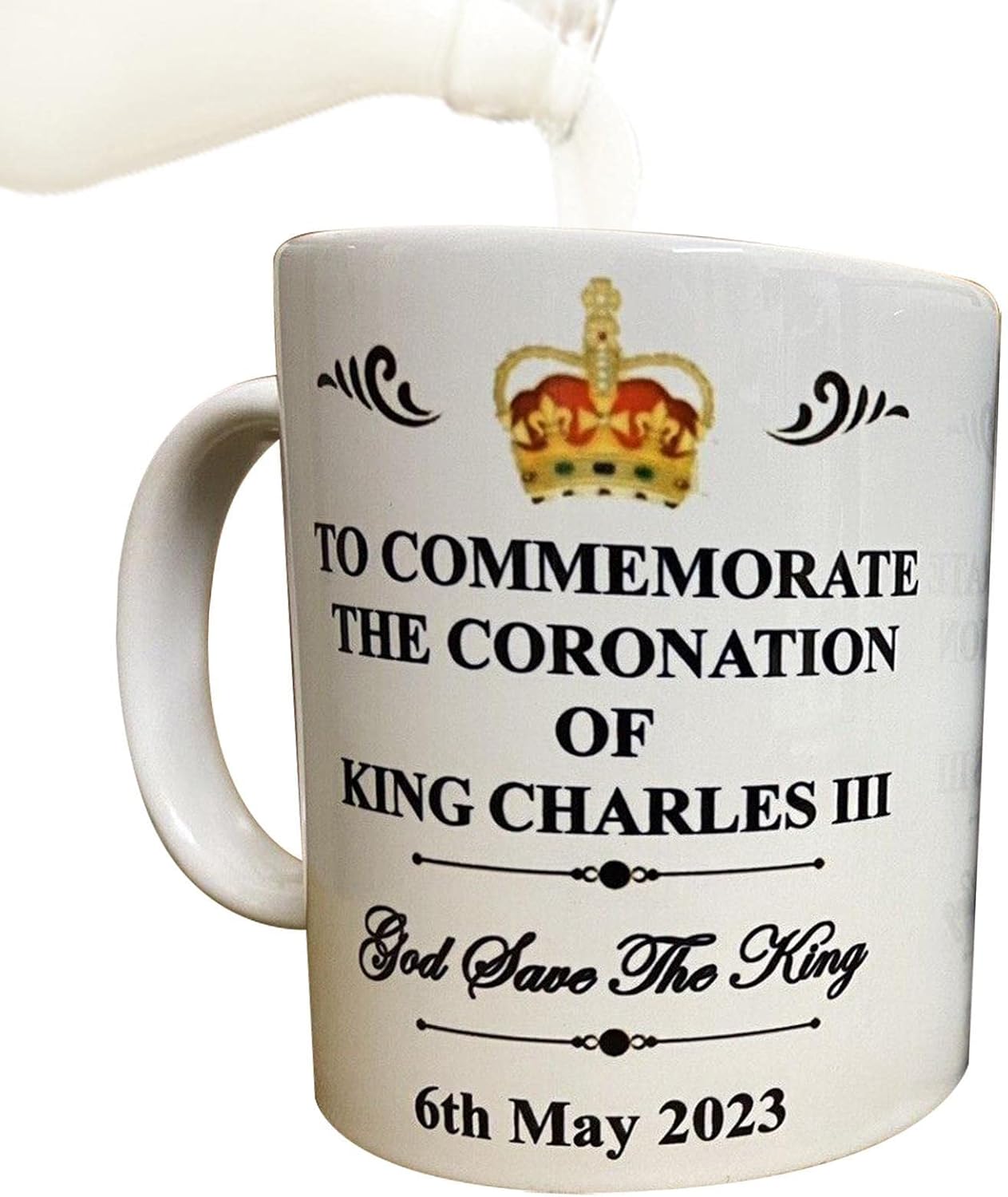 King Charles Iii Coronation Mug 2023, King Charles Iii Cup, 350ml