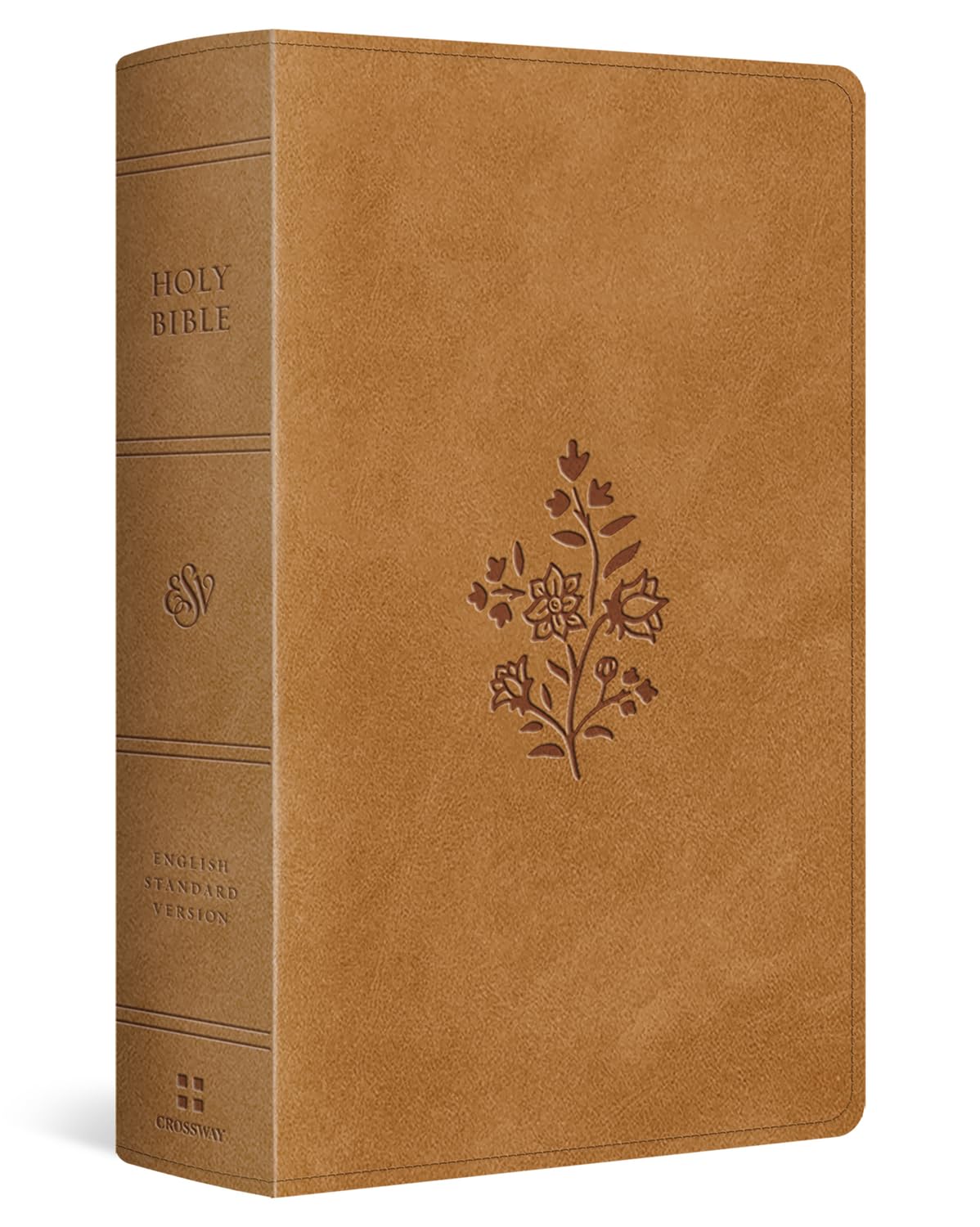 ESV Giant Print Personal Size Bible, Red Letter (TruTone, Nubuck Caramel, Wildflower Design): Holy Bible, English Standard Version      Imitation Leather – April 30, 2026