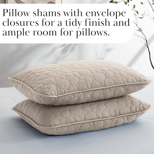 Vista 191 de Southshore Fine Linens, The Brickyard Collection -Juego de edredón ligero 02 - Hueso de ladrillo