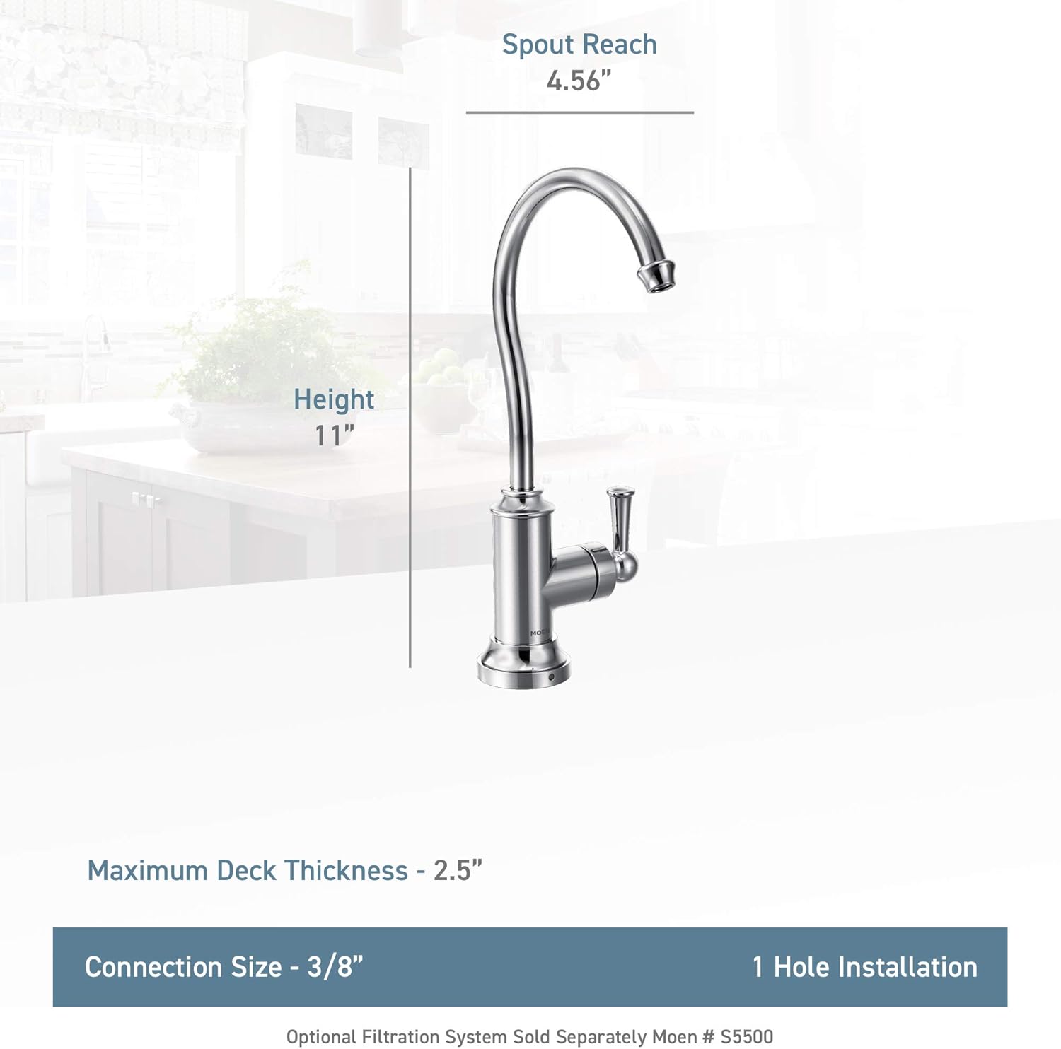Lіmіtеd Dіѕсоunt Moen S5510ORB Sip Traditional Cold Water Kitchen Beverage Faucet with Optional Filtration System, Oil Rubbed Bronze