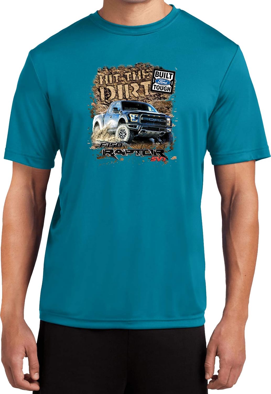 Ford F-150 T-Shirt Hit The Dirt Moisture Wicking Tee