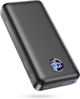 IAPOS 40000mAh Power Bank: 22.5W USB-C Fast Charging Portable Charger for iPhone 16/15/14/13, Samsung Galaxy, Travel Camping Battery Pack