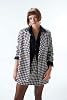 DeFacto Women's Oversize Fit Tweed Blazer