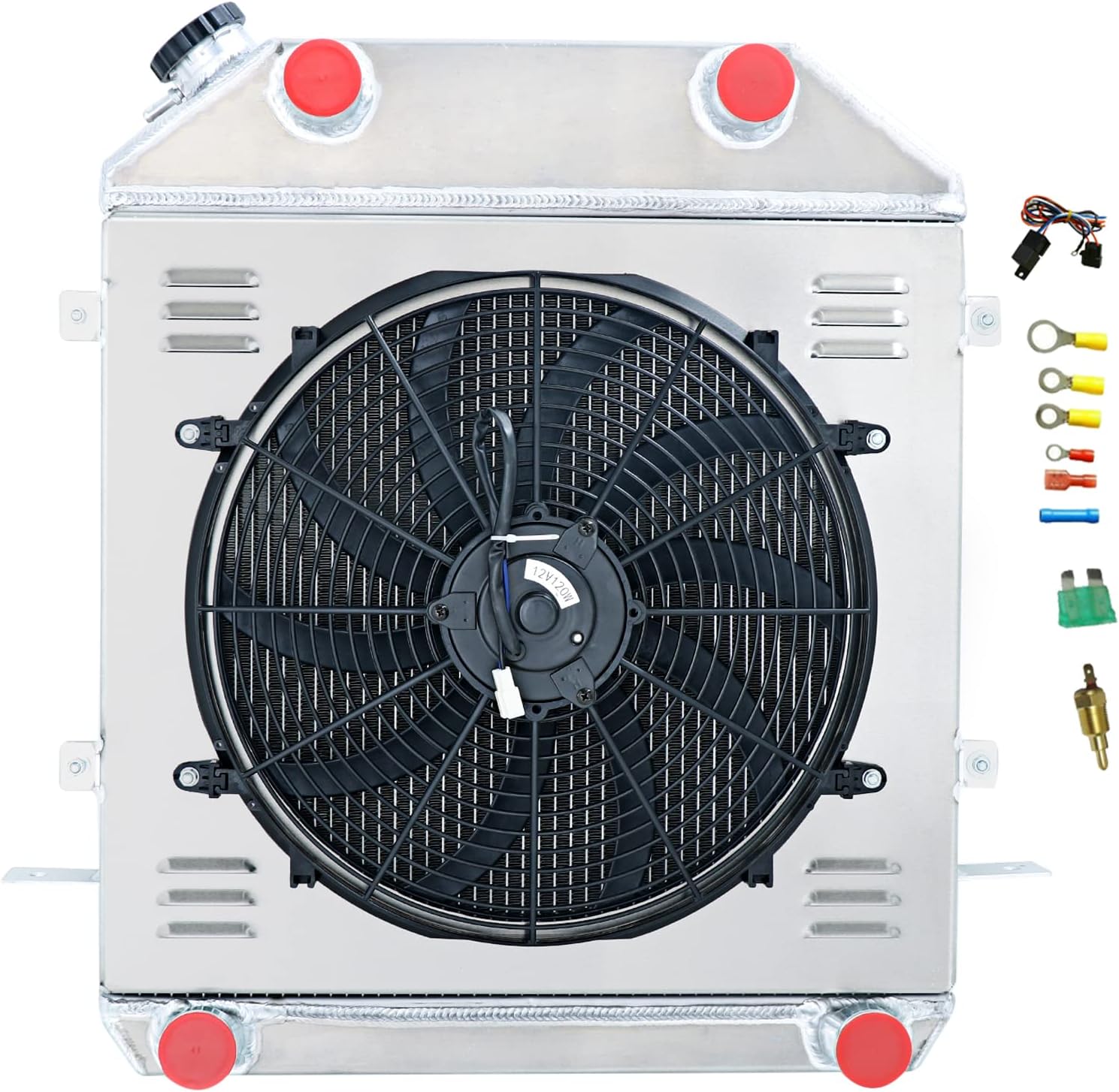 Amazon.com: AluRadiador Aluminum Radiator for 1939-1941 Ford Deluxe/39 ...