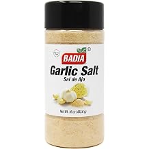 Badia Garlic Salt, 16 oz Premium Blend of Salt & Garlic for Seasoning
