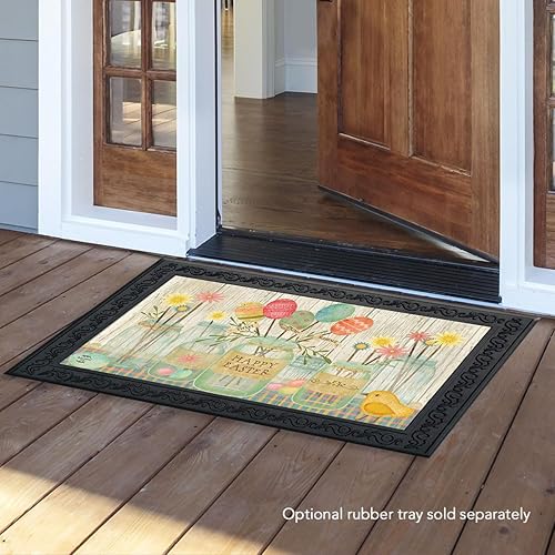 Miniatura 2 de Briarwood Lane Felpudo de Pascua con ramo de huevos de primavera