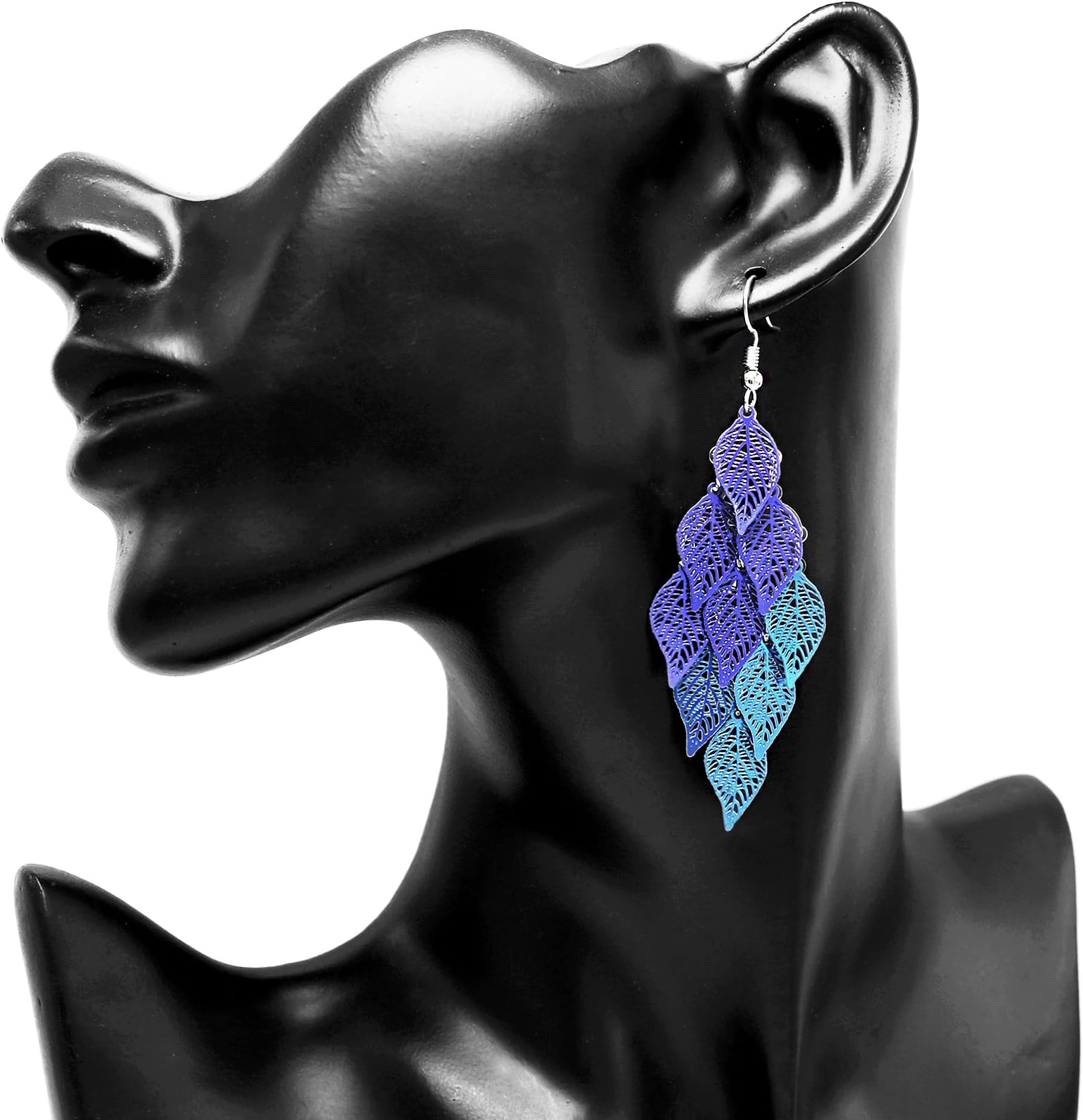 Aisansty Dangle Earrings for Women Handmade Boho Super Lightweight Chandelier Dangle Drop Earring Gold Silver Plated