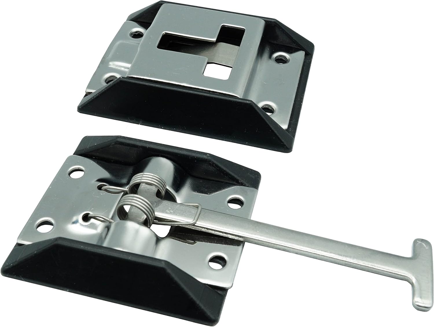 1 Set Polished Stainless Steel RV Door Holder T-Style Entry Door Catch for Camper Trailer Motorhome 1 Set Polished Stainless Steel RV Door Holder T-Style Entry Door Catch for Camper Trailer Motorhome