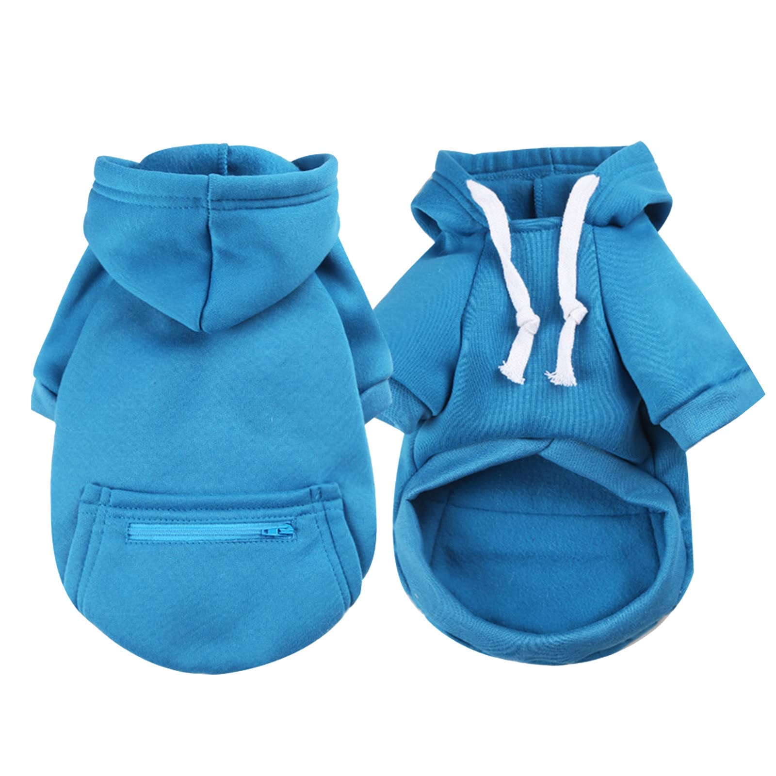 2024 New Dog Coat Zipper Pocket Hooded with Drawstring Plus Size Pet Clothes Autumn and Winter Supplies Spring Dog Windproof Jacket Warm Puppy Vest for Small and Large Dogs Apparel Cold Weather Sales