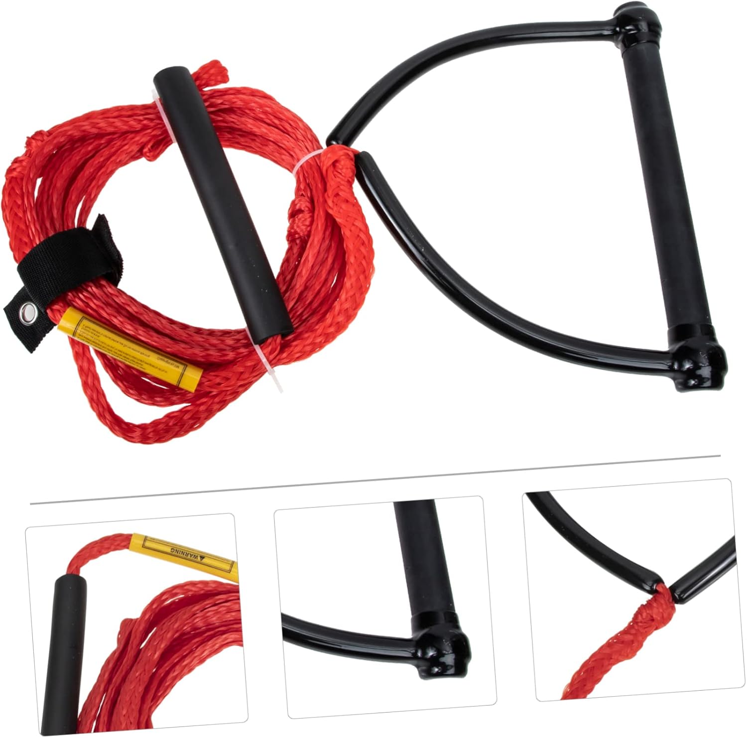 Durable Water Skiing Rope with Wear Resistant Handle High Tensile Strength Water Sports Supply for Wakeboarding and Recreational Riders Bright UV Resistant Floating Strap