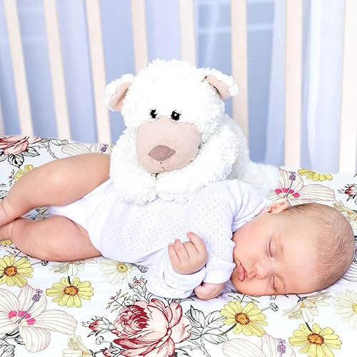 Miniatura 6 de Sábanas de cuna para niña y niño, sábana bajera ajustable para colchones estándar de cuna y de niño pequeño, ultra suaves y transpirables, sábanas