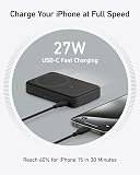 Anker MagGo Power Bank, Qi2 Certified 15W Ultra-Fast MagSafe-Compatible Portable Charger, 10,000mAh Battery Pack with Smart Display and Foldable Stand, For iPhone 16/15/14/13 Only(USB-C Cable Include) - 5
