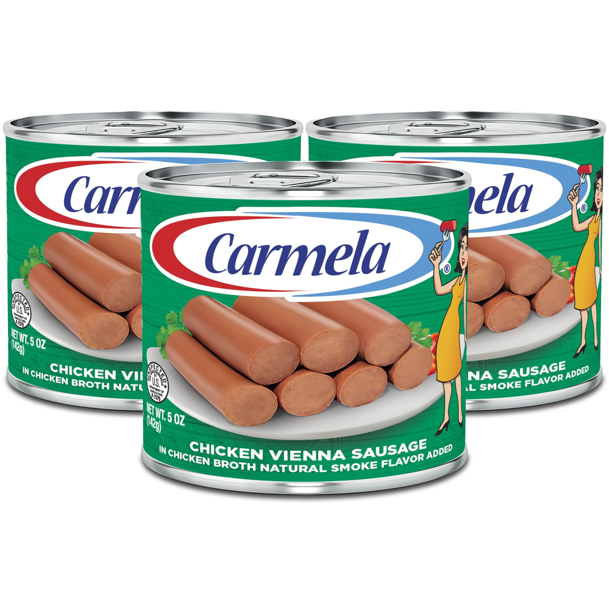 Chicken Sausage and Bouillon, Natural Smoke Flavor, 5 oz (Pack of 3)