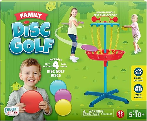 Chuckle & Roar - Disco de golf familiar - Interior o exterior - Introducción divertida y familiar al golf de disco - Seguro y duradero - A partir de