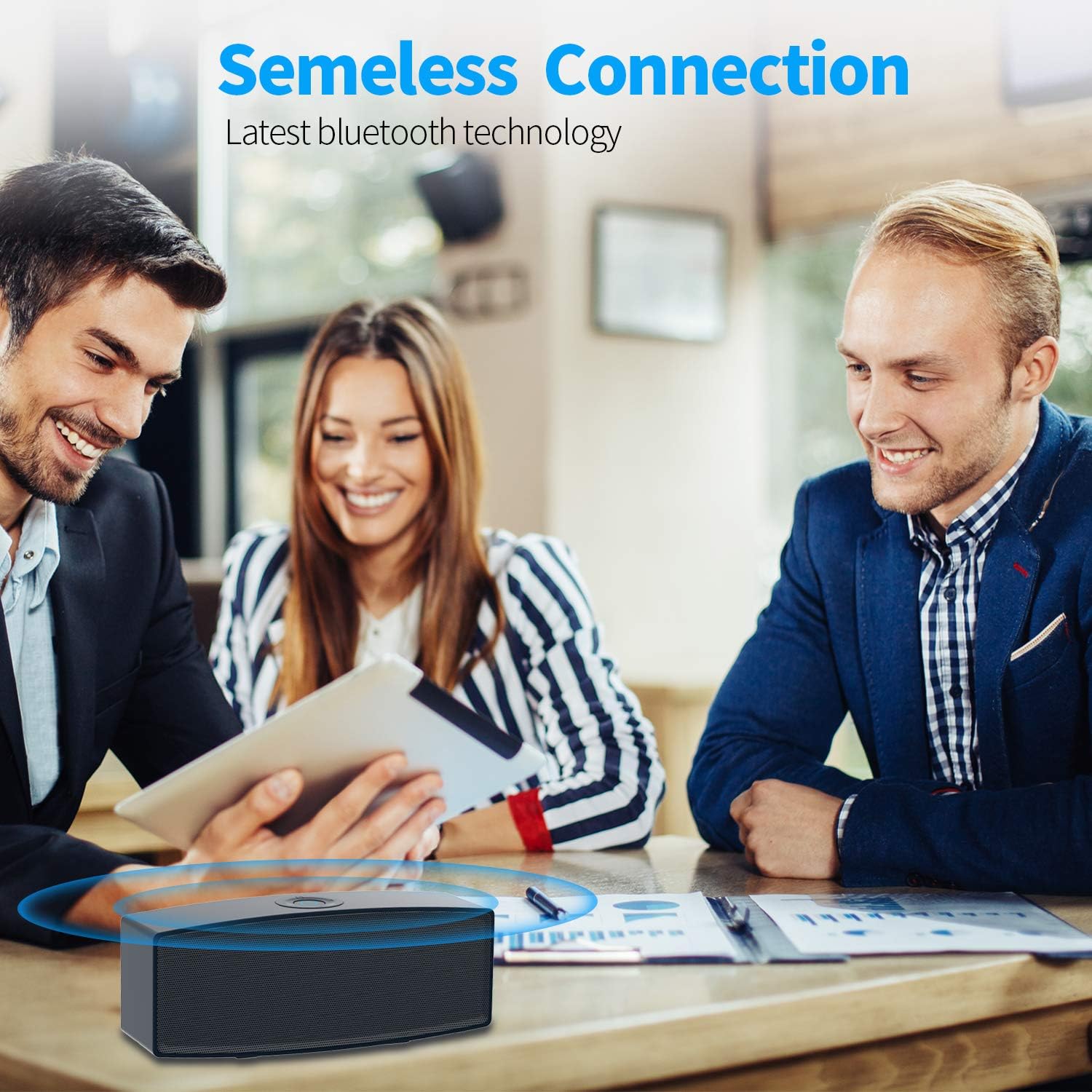 Blасk Frіdау - 50% оƒƒ Portable Bluetooth Speakers,Dual-Driver Wireless Speaker with Surround Stereo Sound and More Bass,for iPhone and Samsung Android … (Black) Suреr Dеаl Prоduсt Portable Bluetooth Speakers,Dual-Driver Wireless Speaker with Surround Stereo Sound and More Bass,for iPhone and Samsung Android … (Black)