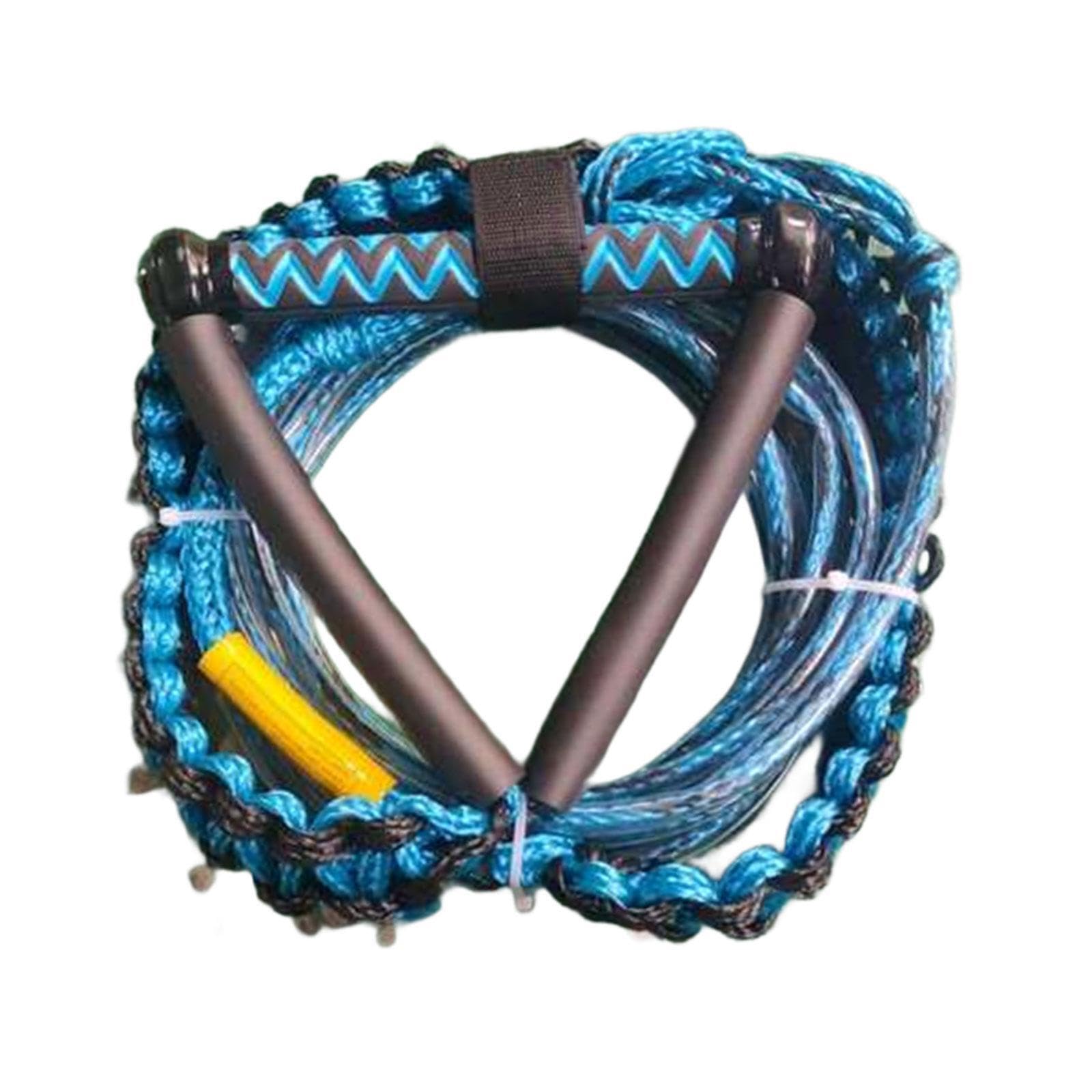 Corde de Ski Nautique/Surf/Surf Robuste, légère et Confortable avec poignée Ergonomique. Convient à pour Tous Les Sports Nautiques et Offre Une Prise en Main Confortable. Multifonctionnelle.