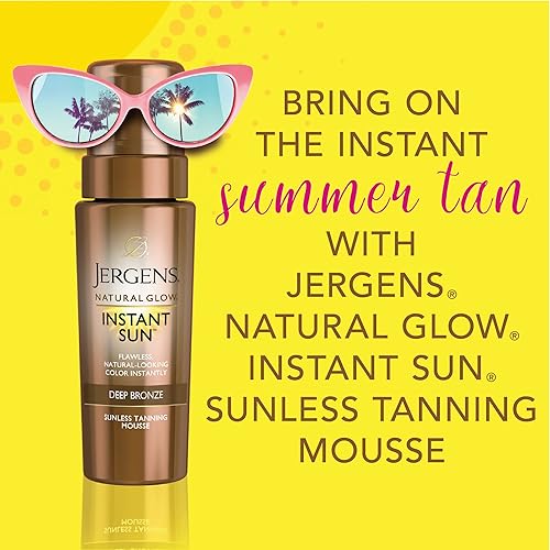 Miniatura 5 de Jergens Natural Glow mousse bronceador instantáneo sin necesidad de tomar sol paquete de de 1 Oscuro