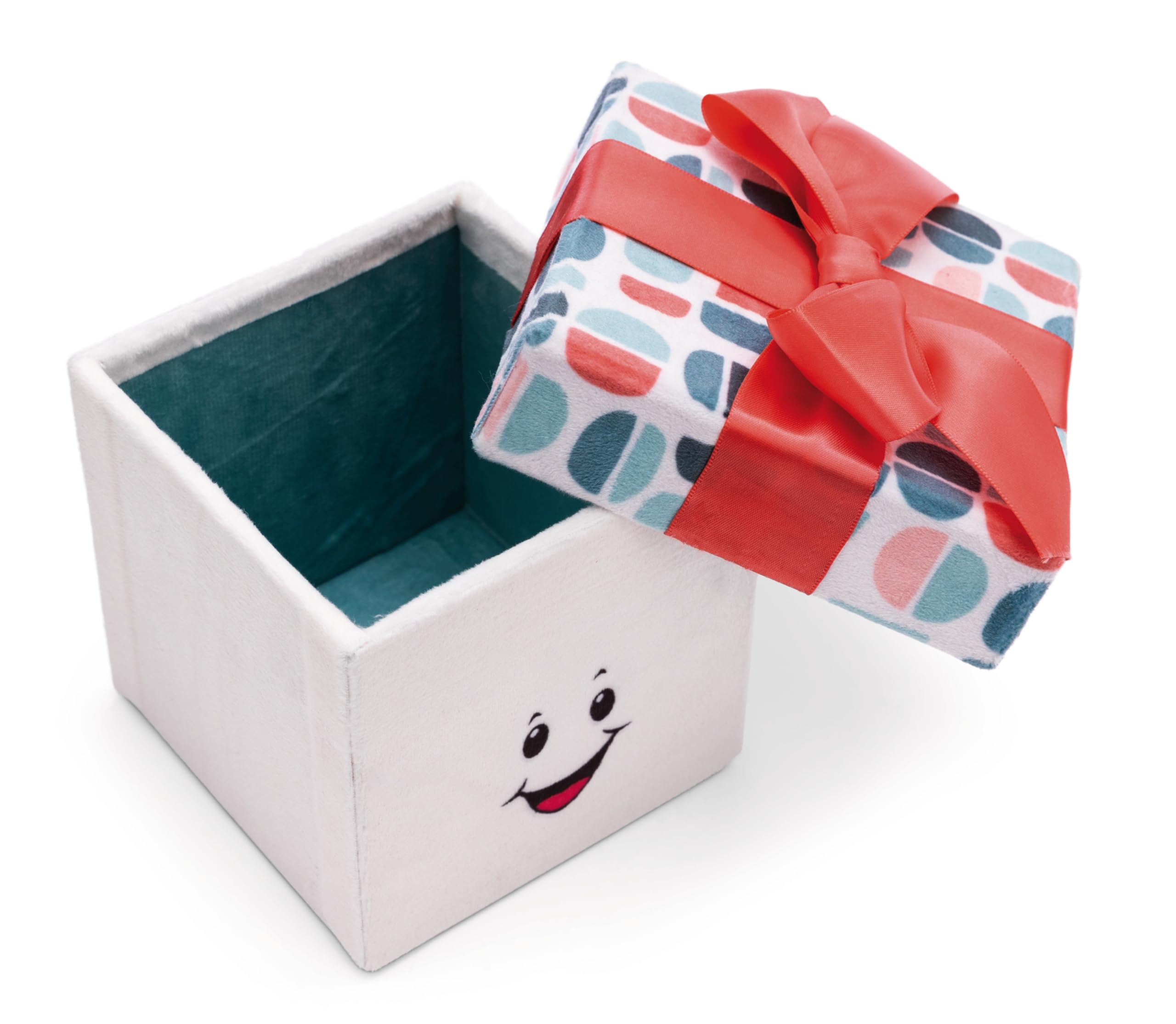 NICI Pudełko prezentowe Dreamy Winter 11×11×11 cm niebieskie – eleganckie pudełko na biżuterię lub drobiazgi, idealne na prezent dla kobiet i mężczyzn