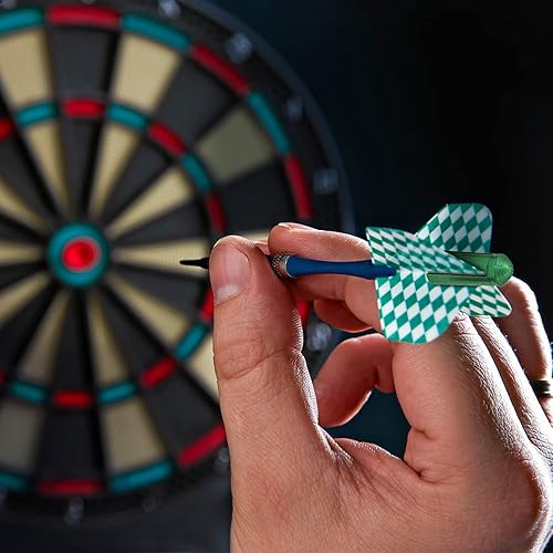 Miniatura 6 de 70 protectores de vuelo de dardos, corrector de ala de dardos de aleación de aluminio, fijo, 90 grados, ligero, rojo, plateado, verde, dardo,