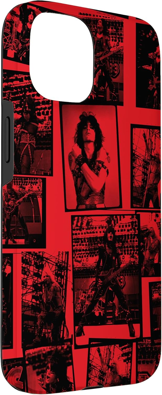 Mötley Crüe Red Collage Case for iPhone 15