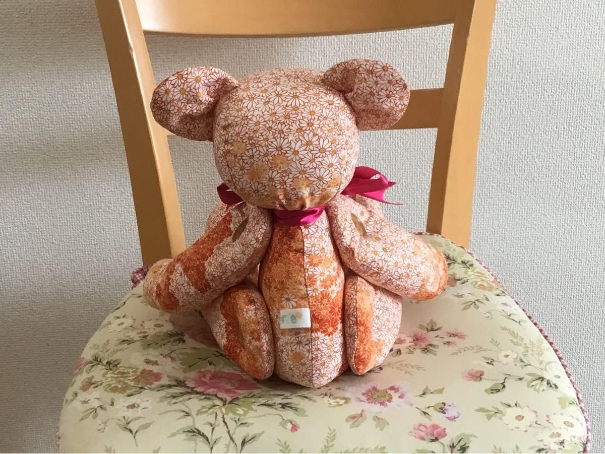 Amazon.co.jp: テディベア 和柄 着物 ぬいぐるみ 着物生地 和風小物 