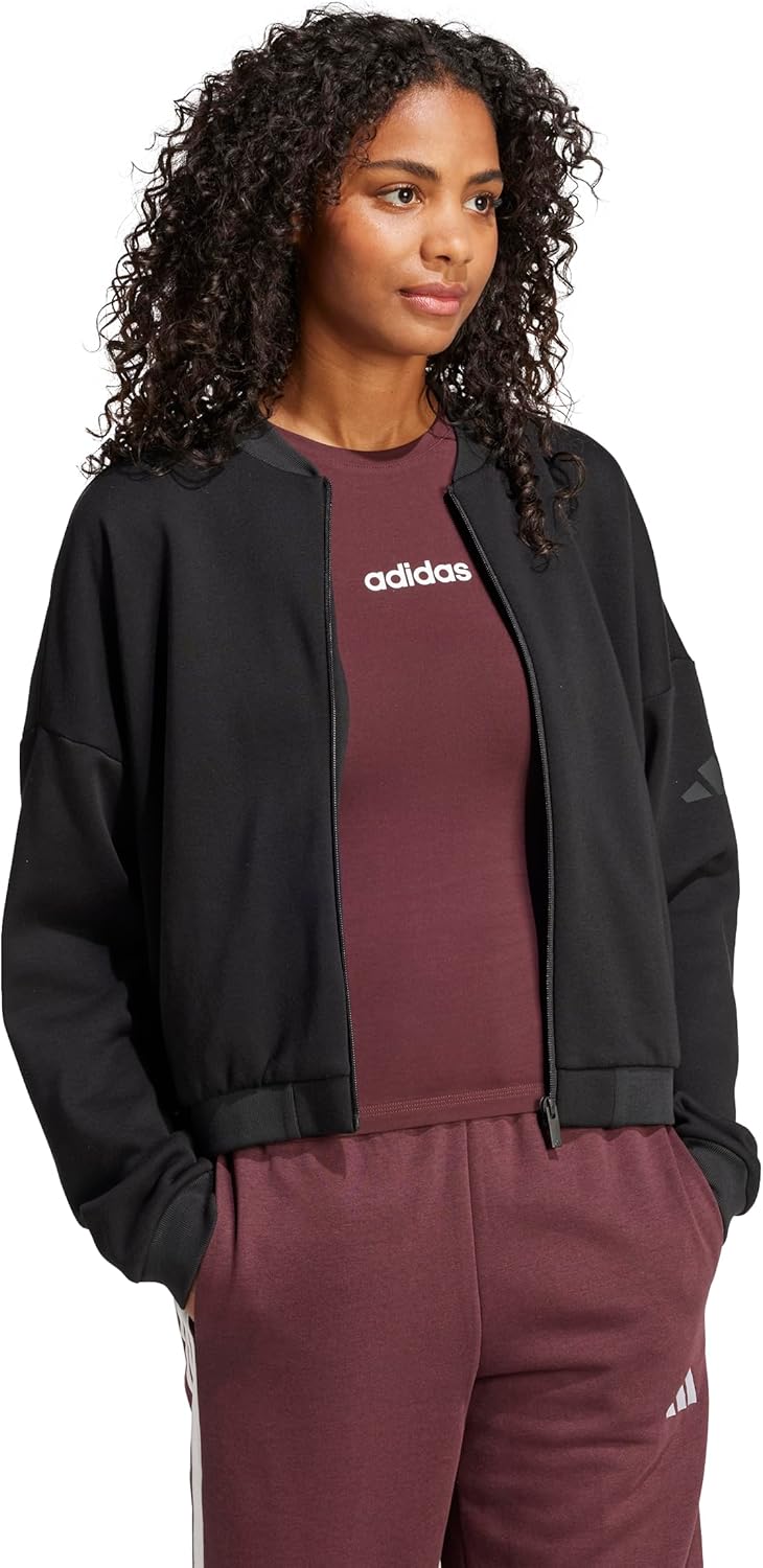 adidas Women’s Essentials Contemporary Logo Bomber Jacket