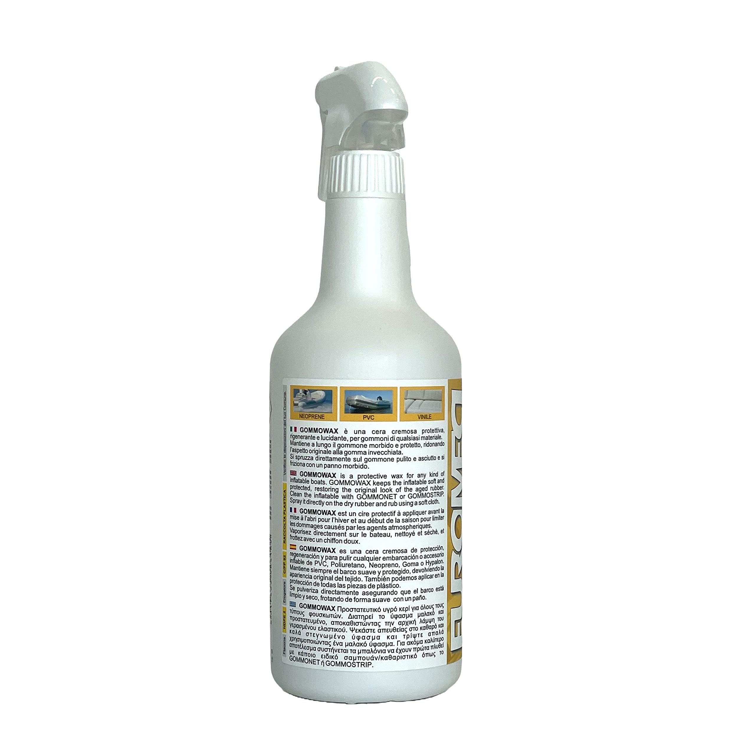GOMMOWAX Cire à croisillons Nautique, Blanc, 750 ML