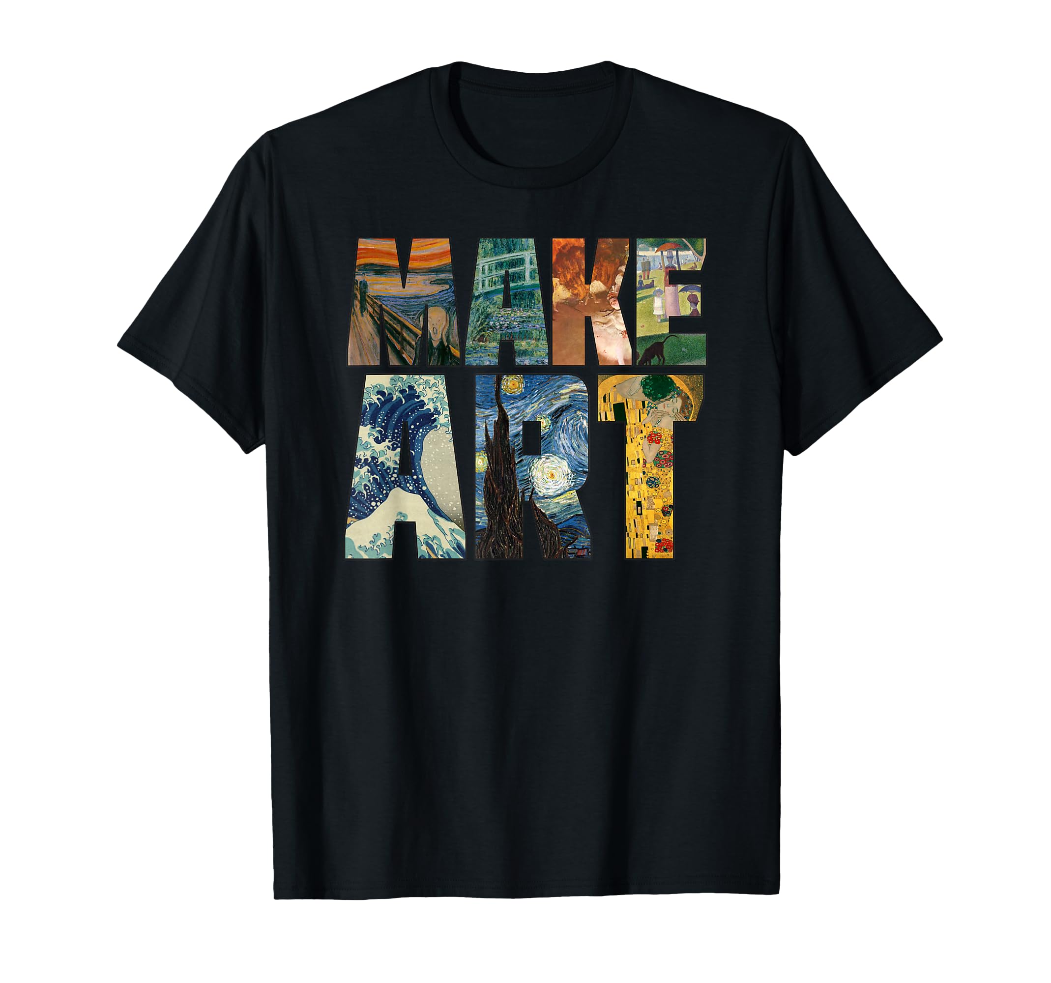 Make Art | Funny Artist Artistic Humor Painting Cool T-Shirt T-Shirt