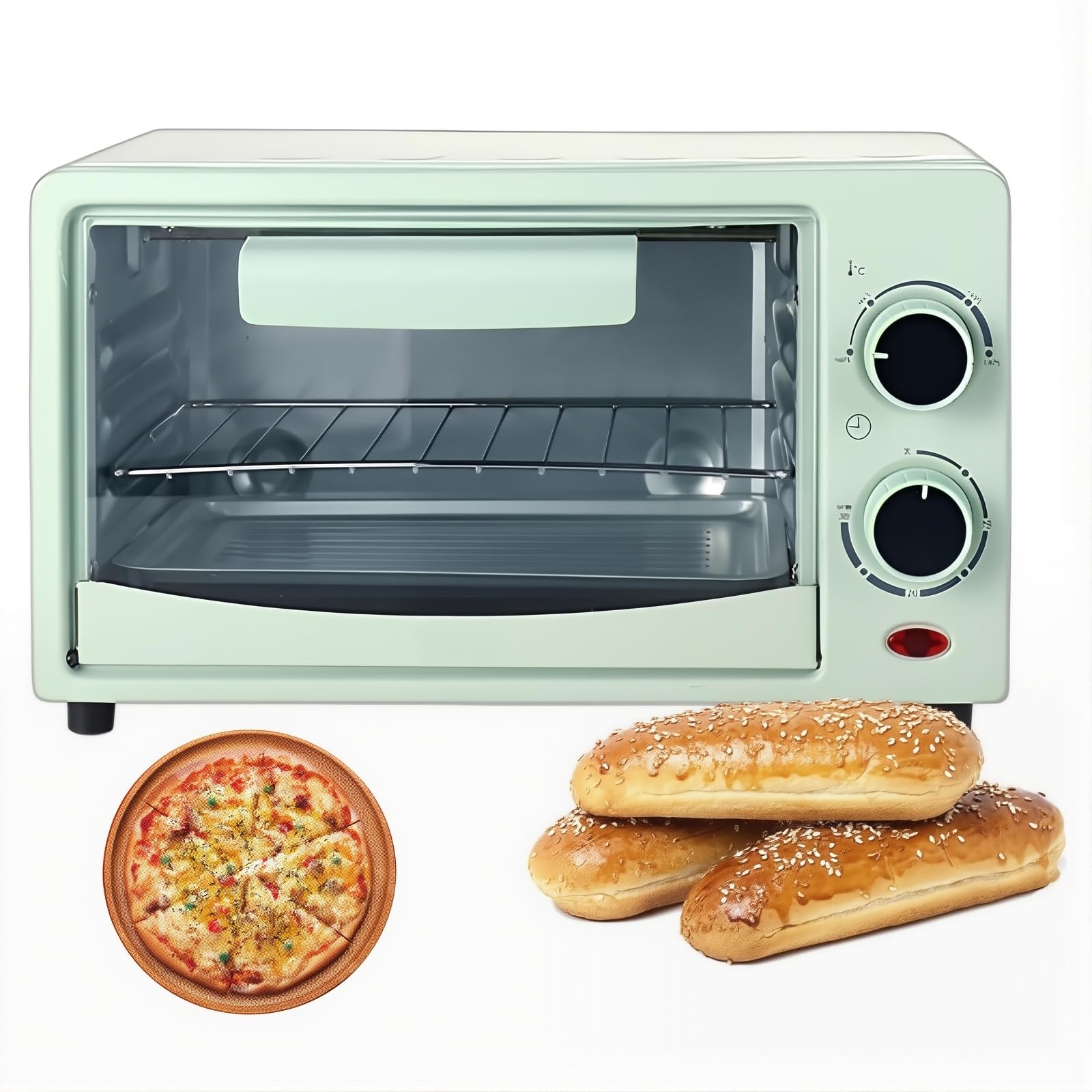 Inteligentny Piekarnik Elektryczny, Toster Konwekcyjny Na Blacie O Pojemności 12 Litrów, Wielofunkcyjny Piekarnik Do Pieczenia Małych Ciast, Wielofunkcyjna Maszyna Śniadaniowa