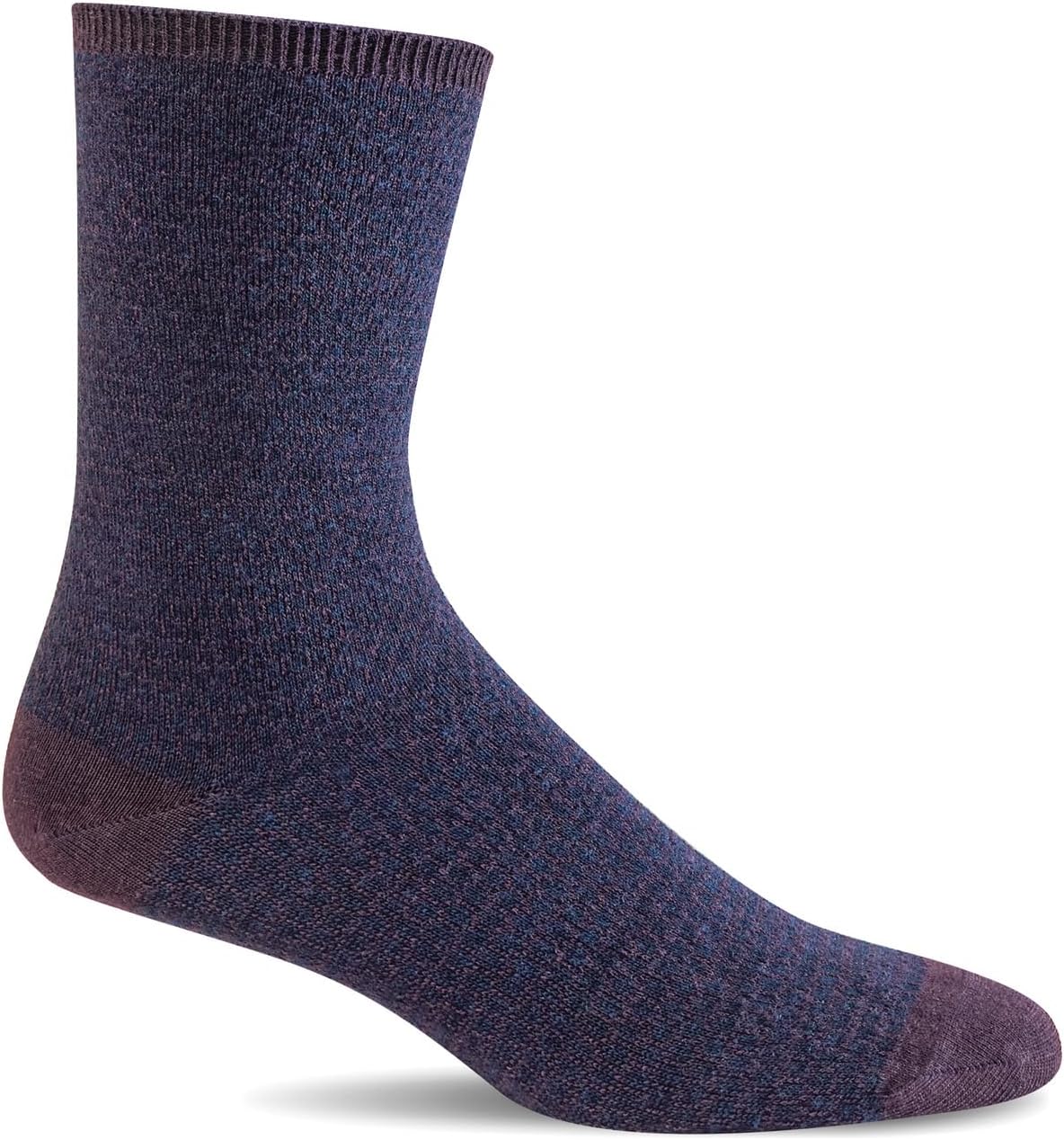 Sockwell Women's Wabi Sabi Everyday Crew Socks Non Compression Flat Toe Seam Breathable