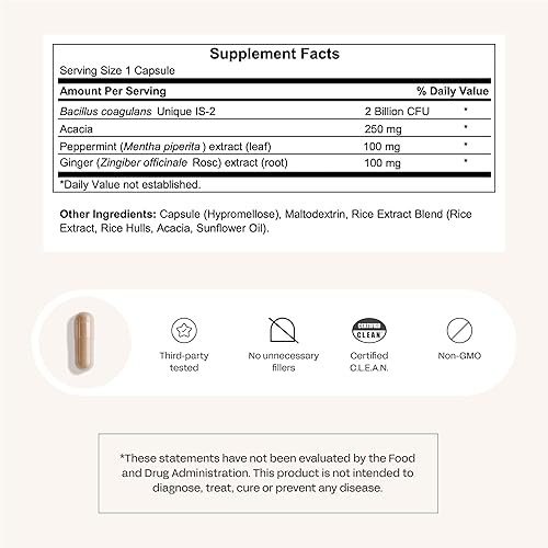 Miniatura 5 de Careof Suplemento probiótico + de salud intestinal para mujeres y hombres  Aplicación gratuita de seguimiento de bienestar  Apoyo digestivo para