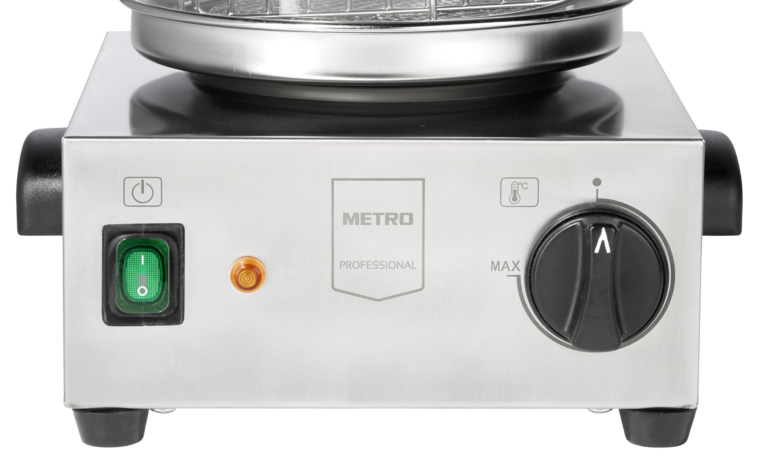 METRO Professional Máquina para Perritos Calientes GHM1002, Acero Inoxidable, 800 W