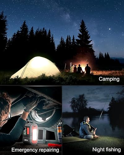 Miniatura 6 de Car Jump Starter with Air Compressor, 160PSI 8000A Peak 26800mah (Up to All Gas or 12.0L Diesel Engine, 50 Times) Portable Jump Starter 12V Auto