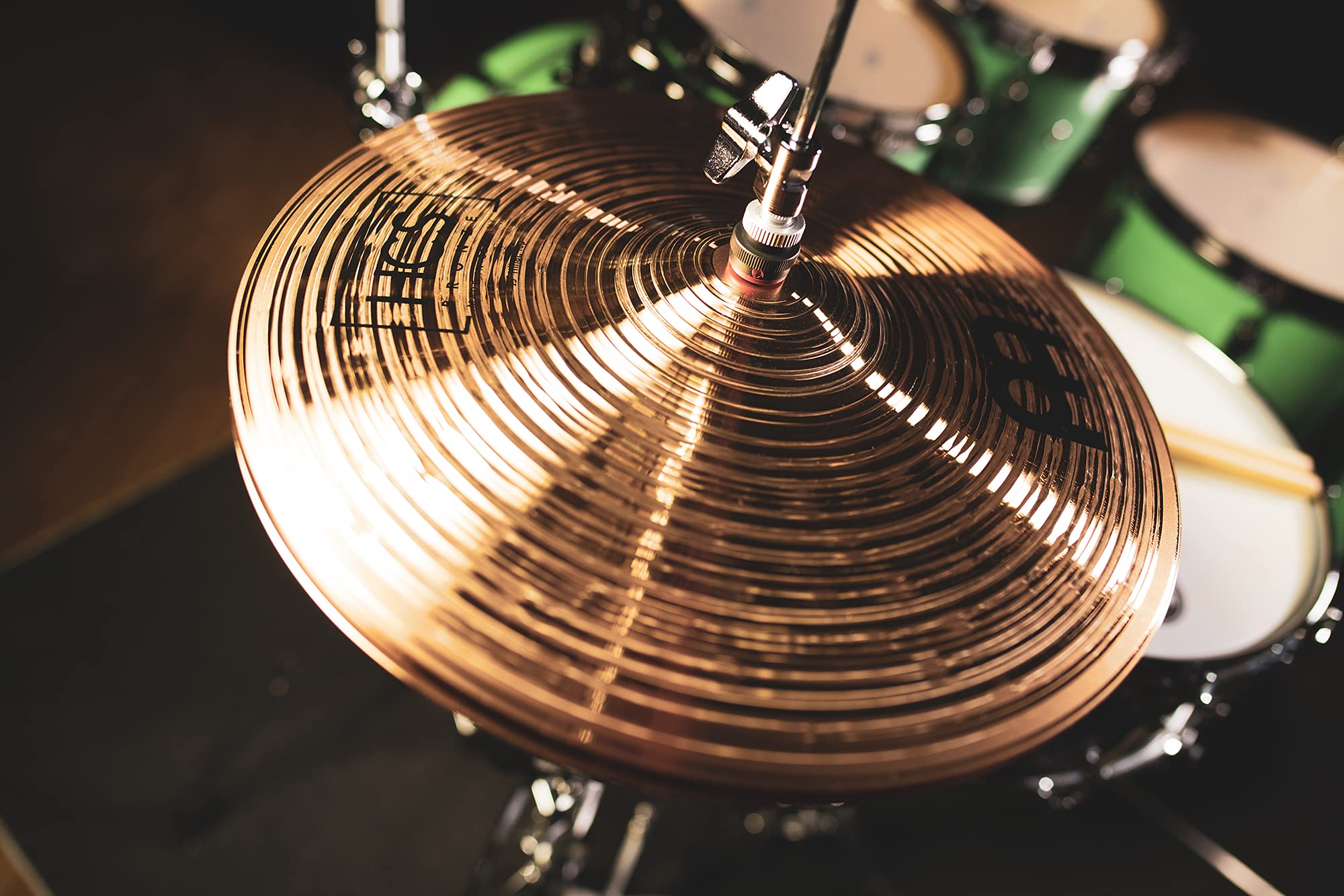 Meinl Cymbals HCS Bronze Piatto Hihat / Charleston 15 pollici (38,10cm) per Batteria – Coppia – Bronzo B8, Finitura Tradizionale, Prodotto in Germania (HCSB15H)