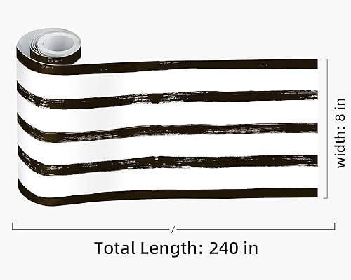 Vista 212 de FLFK Calcomanías de pared para despegar y pegar, para habitación de los niños, calcomanías de peces bajo el mar, 4 x 240 pulgadas (azul)