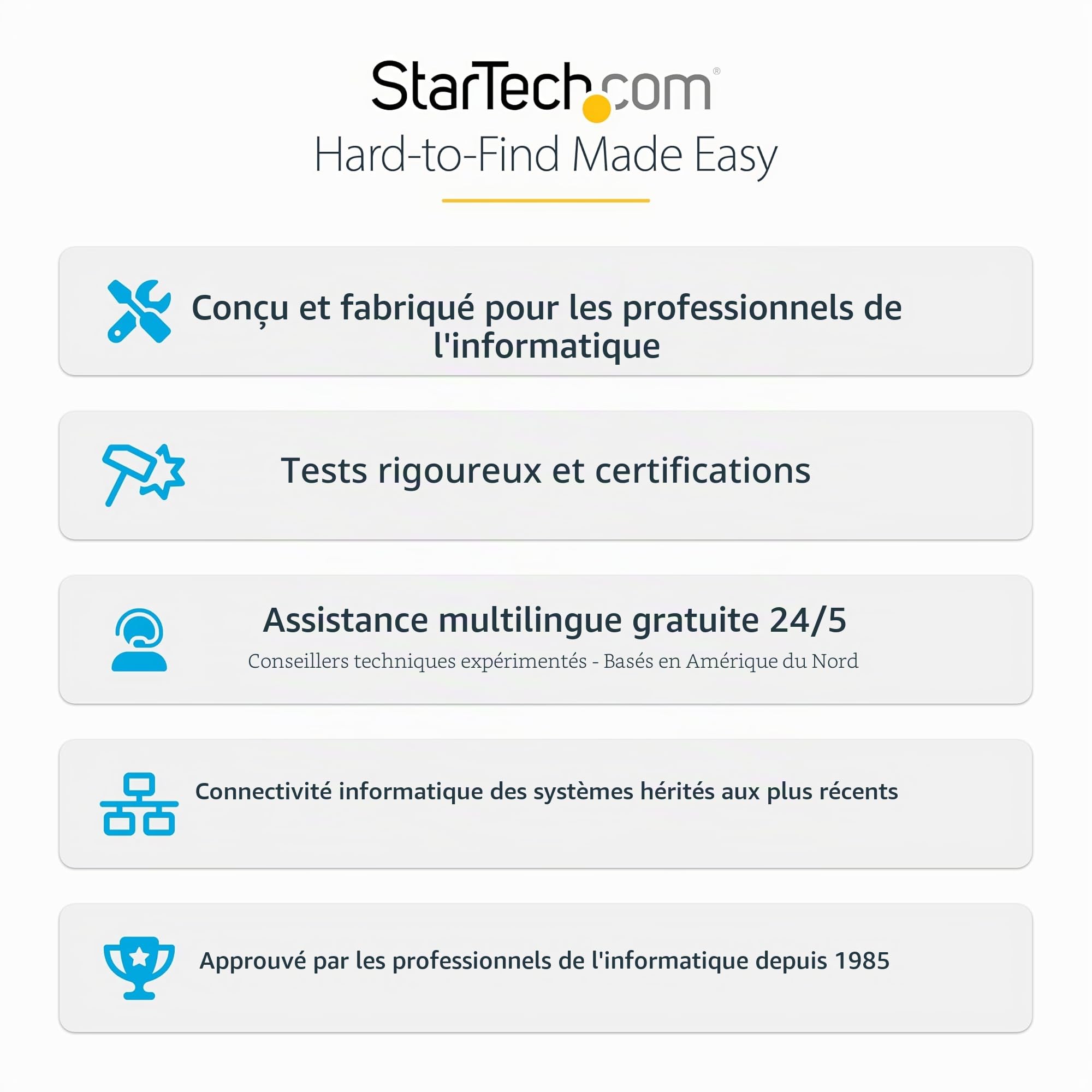 StarTech Câble HDMI 2.1 Ultra Haut Débit 5m, 8K 60Hz, HDR10+, eARC, 48Gbps