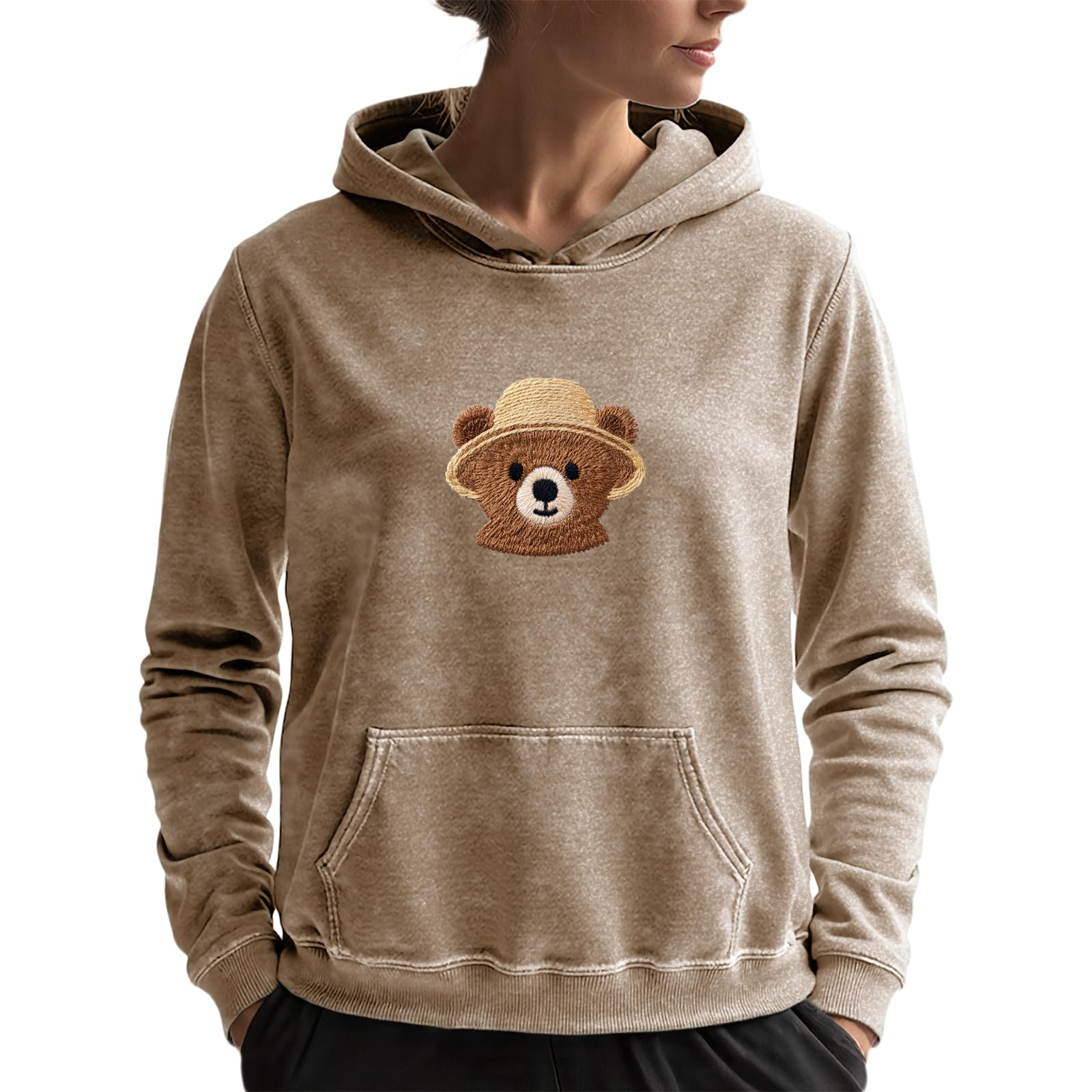 domirica Womens Hooded Sweatshirt Loose Fit Comfy Sweatshirts For Women Oversized Pullover Western Casual Wear Streetwear