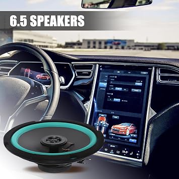 Car Speakers 6.5 Inch Coaxial Car Audio Speakers 4 Ohm 160w Low Profile Shallow Mount Design