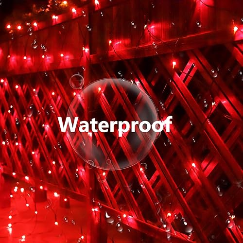 Miniatura 3 de Red solar de luces de malla para exteriores, decoraciones de Navidad, cadena de 200 LED, impermeable, 19 modos para arbustos, vallas, jardín,