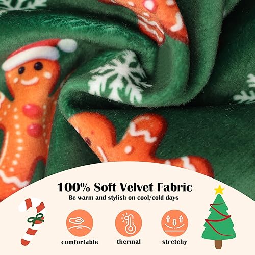 Miniatura 93 de CuteBone - Vestido de terciopelo para perro, cuello alto, falda de cachorro de búfalo rojo, traje de mascota, ropa de gato con lazo para el pelo