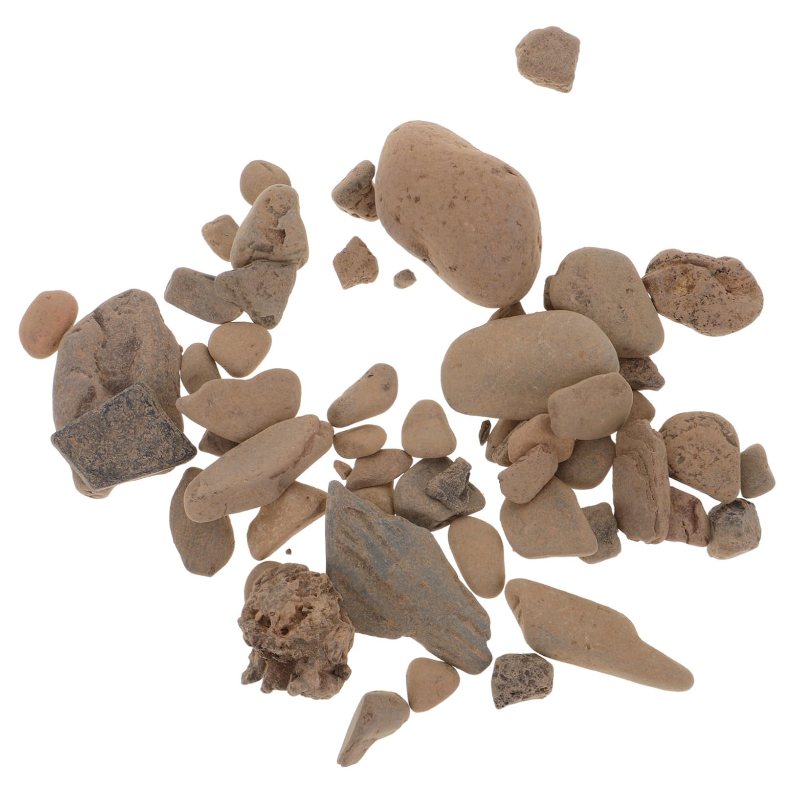 HEMOTON Lbs of Compact Aquarium Stones Delicate Decorative Gravel for Fish Tank Reusable