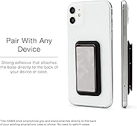 Vista 2 de HANDL New York Agarre y soporte de mango de camuflaje gris para smartphone