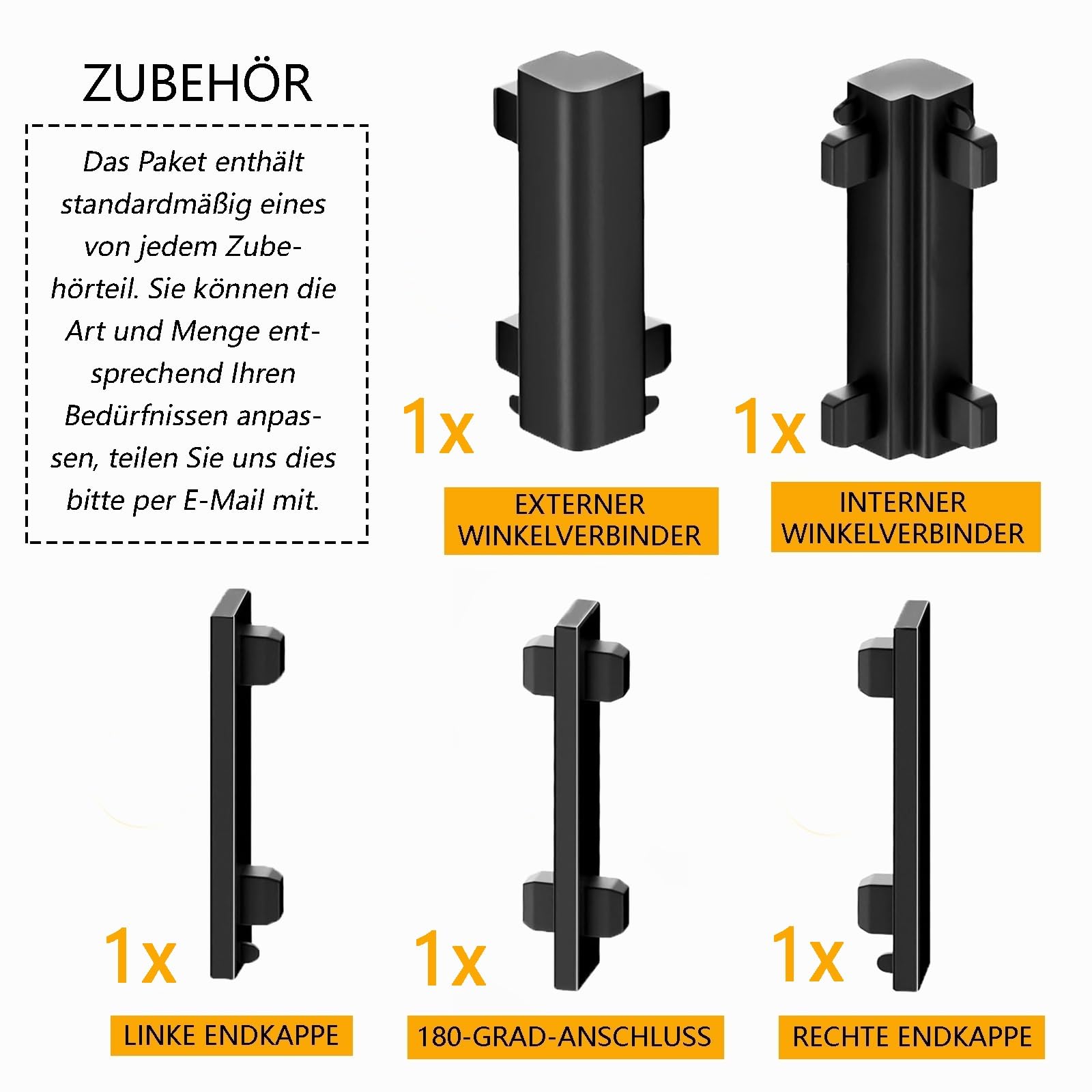 Zócalos De Aluminio 6063-T5 Resistentes A La Humedad - 125cm, Pack De 2 - Tableros Decorativos Modernos Para Salas De Estar, Oficinas Y Decoración Interior - Versátil Y Elegante(Champagnergold